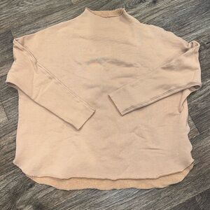 Frank & Eileen Womens Effie Funnel Neck Capelet Sweatshirt Size S Cotton